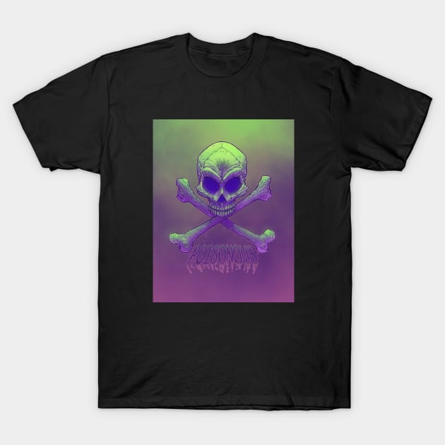 Poisonous Skull T-Shirt by hector2ortega